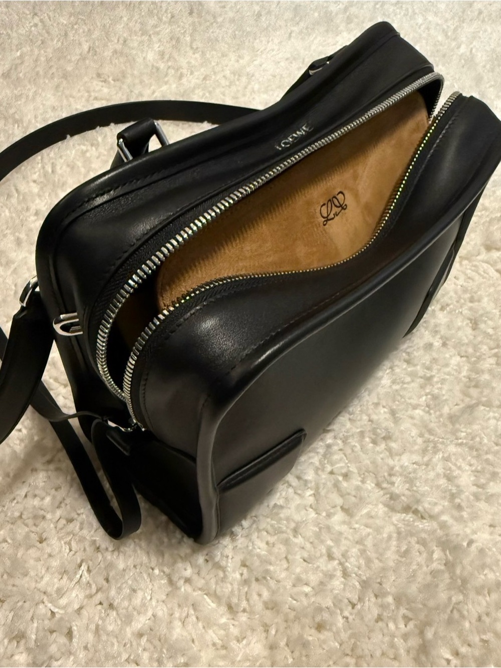 LOEWE AMAZONA 180 SMALL BLACK LEATHER - Picture 8 of 15